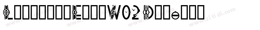 LinotypeErgoW02 Dem字体转换